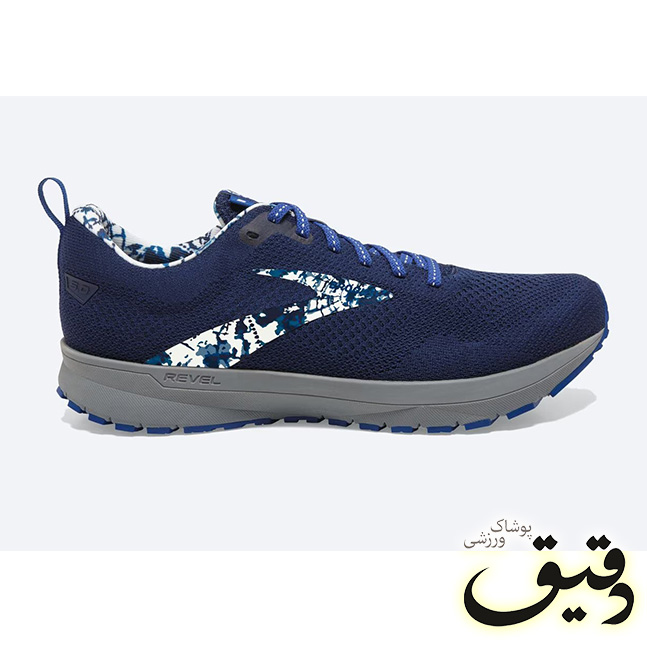 کفش کتونی ورزش بروکس Brooks Shoes Revel 5 سرمه ای سایز 47.5