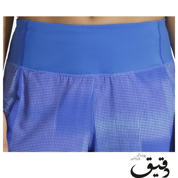 شلوارک ورزشی زنانه بروکس Brooks Chaser 7 Short آبی طرح دار