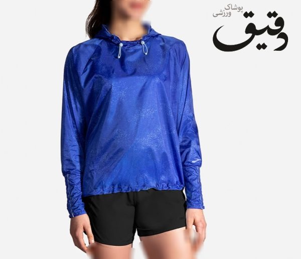 هودی پلیور ورزشی بروکس BROOKS WOMENS LSD PULLOVER آبی