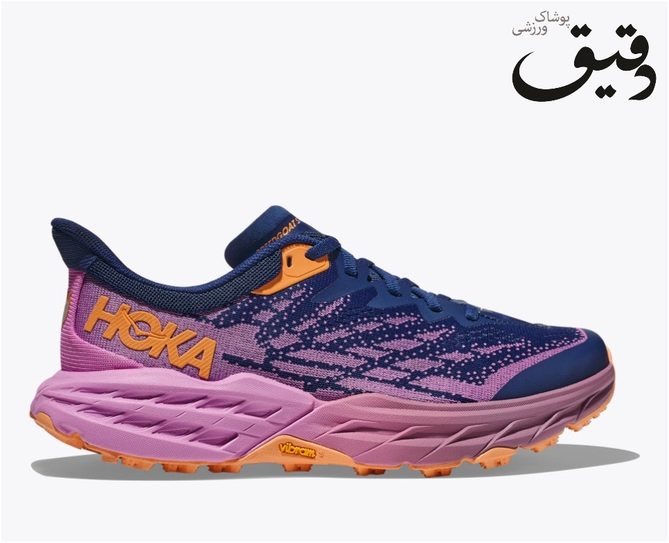 کفش کتونی ورزشی هوکا Hoka SpeedGoat 5 سرمه ای یاسی سایز 40