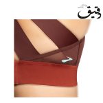 نیمتنه ورزشی بروکس Brooks Drive interlace عنابی قهوه ای