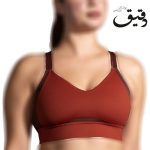 نیمتنه ورزشی بروکس Brooks Drive interlace عنابی قهوه ای