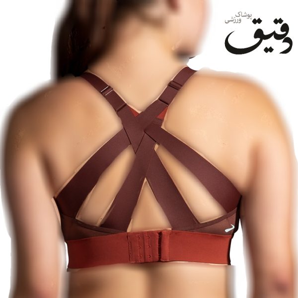 نیمتنه ورزشی بروکس Brooks Drive interlace عنابی قهوه ای