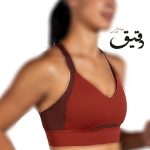 نیمتنه ورزشی بروکس Brooks Drive interlace عنابی قهوه ای