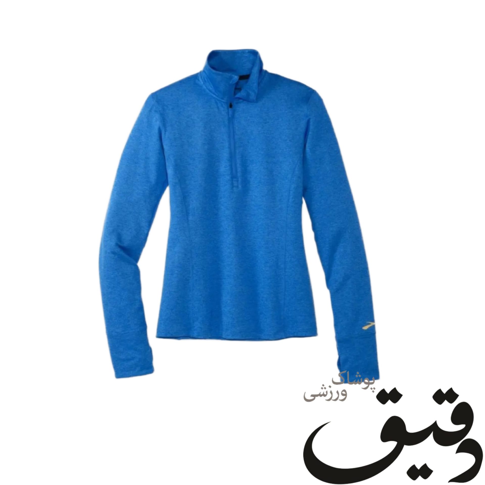 نیم زیپ ورزشی بروکس زنانه Brooks Dash ½ Zip آبی دریایی