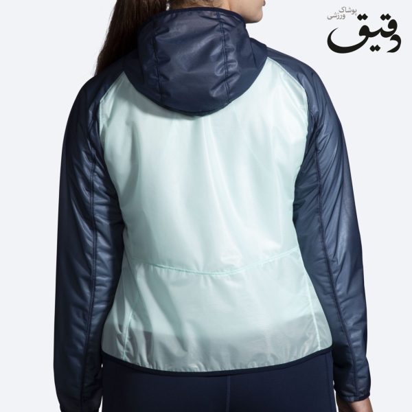 بادگیر ورزشی بروکس زنانه Brooks All Altitude Jacketیخی سرمه ایی