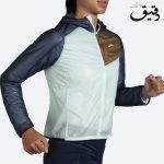 بادگیر ورزشی بروکس زنانه Brooks All Altitude Jacketیخی سرمه ایی