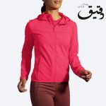 بادگیر ورزشی بروکس زنانه Brooks Canopy Jacket صورتی نئونی