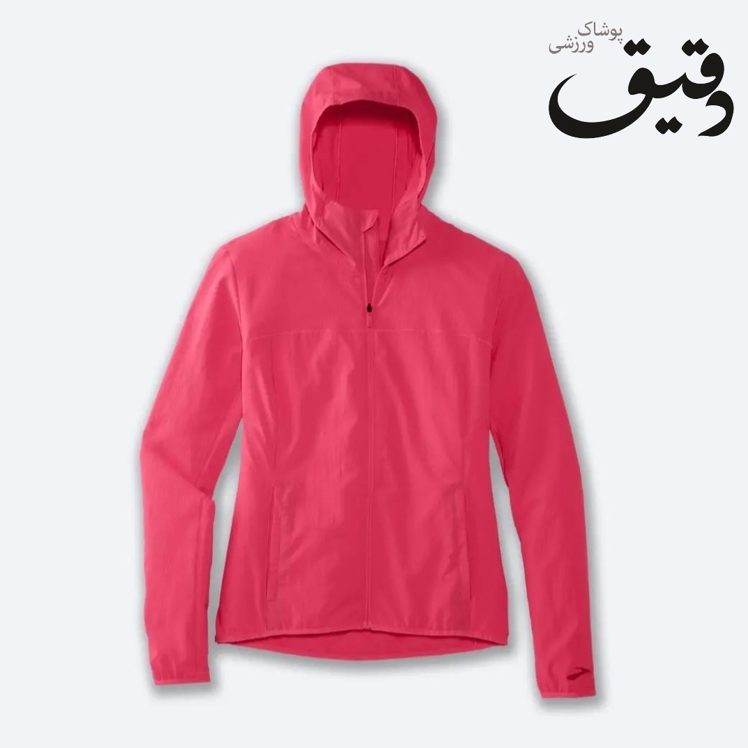 بادگیر ورزشی بروکس زنانه Brooks Canopy Jacket صورتی نئونی