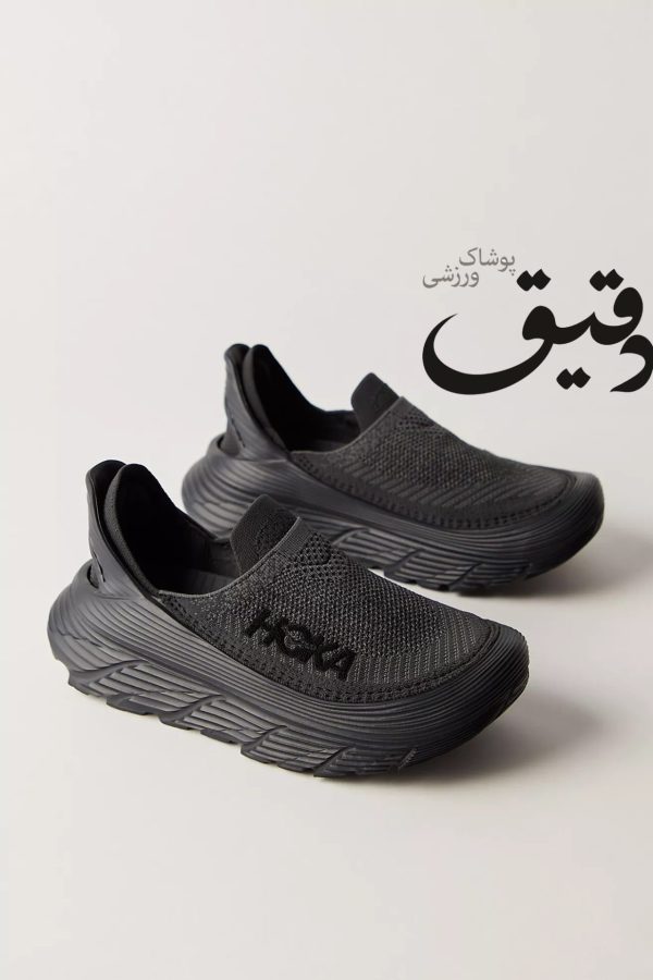 کفش هوکا رانینگ رستور hoka Restore TC رنگ مشکی سایز1/3 40