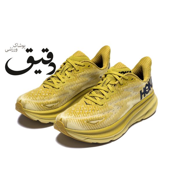 کتونی ورزشی هوکا کلیفتون HOKA CLIFTON 9 رنگ سبز سایز 40