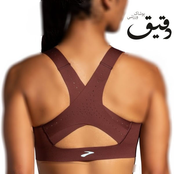 نیمتنه ورزشی بروکس Brooks dare zip 2.0 قهوه ای