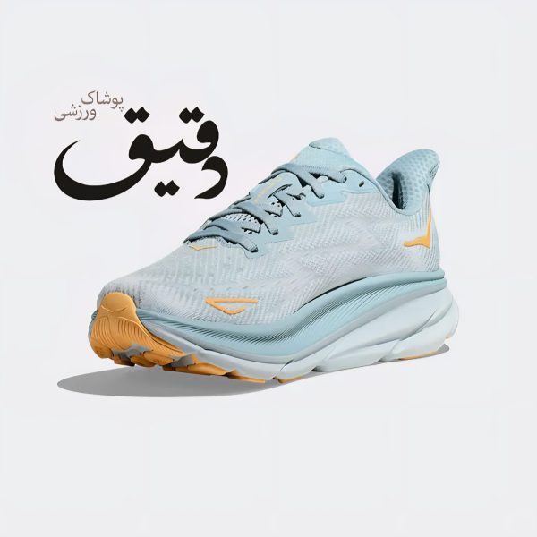 کتونی ورزشی هوکا کلیفتون HOKA CLIFTON 9 آبی یخی
