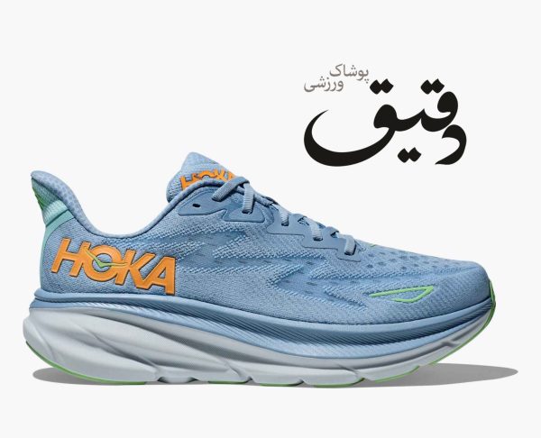 کتونی ورزشی هوکا کلیفتون HOKA CLIFTON 9 آبی سایز 2/3 42