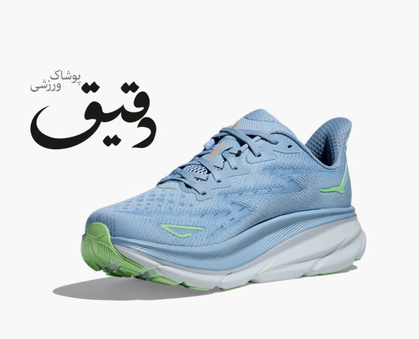 کتونی ورزشی هوکا کلیفتون HOKA CLIFTON 9 آبی سایز 2/3 42