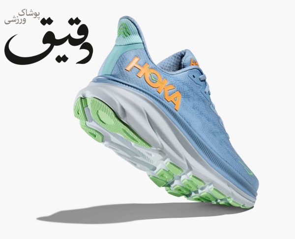 کتونی ورزشی هوکا کلیفتون HOKA CLIFTON 9 آبی سایز 2/3 42