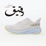 کتونی ورزشی هوکا کلیفتون HOKA CLIFTON 9 سفید فیلی