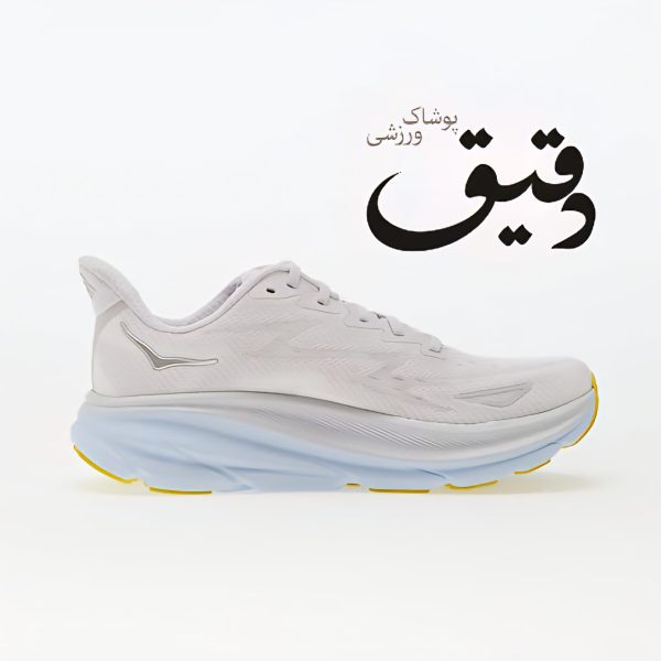 کتونی ورزشی هوکا کلیفتون HOKA CLIFTON 9 سفید فیلی
