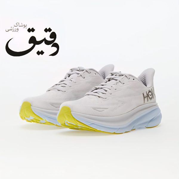 کتونی ورزشی هوکا کلیفتون HOKA CLIFTON 9 سفید فیلی