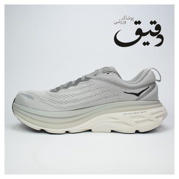 کفش کتونی ورزشی هوکا HOKA BONDI 8 طوسی