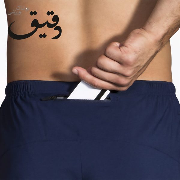 شلوارک مردانه بروکس Brooks Sherpa 7″ 2-in-1 short سرمه ای