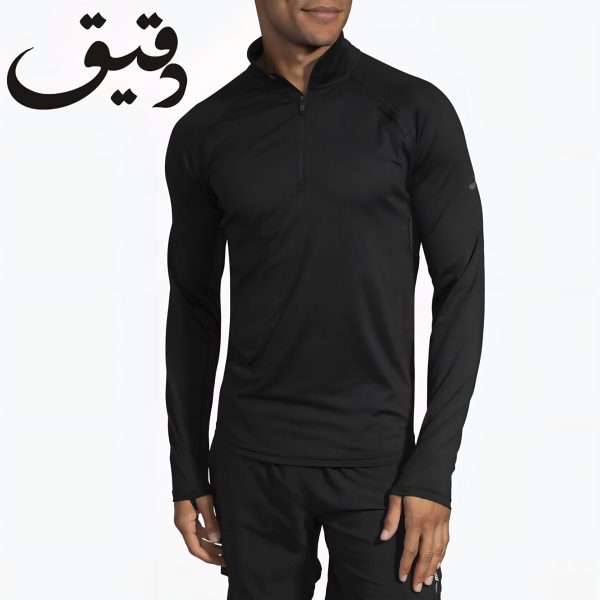نیم زیپ ورزشی بروکس مردانه Brooks Dash ½ Zipمشکی