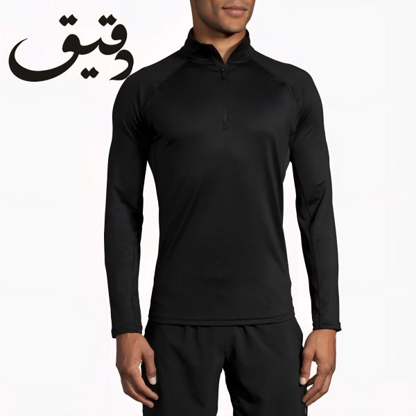 نیم زیپ ورزشی بروکس مردانه Brooks Dash ½ Zipمشکی
