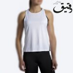 تاپ ورزشی بروکس زنانه Brooks Atmosphere sleeveles سفید L