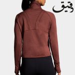 بلوز ورزشی بروکس زنانه BROOKS NOTCH THERMAL LONG SLEEVE قهوه ایی