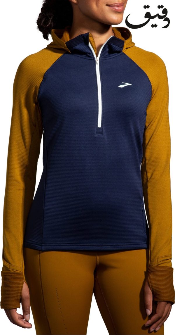 هودی نیم زیپ بروکس زنانه Brooks notch thermal Hoodie