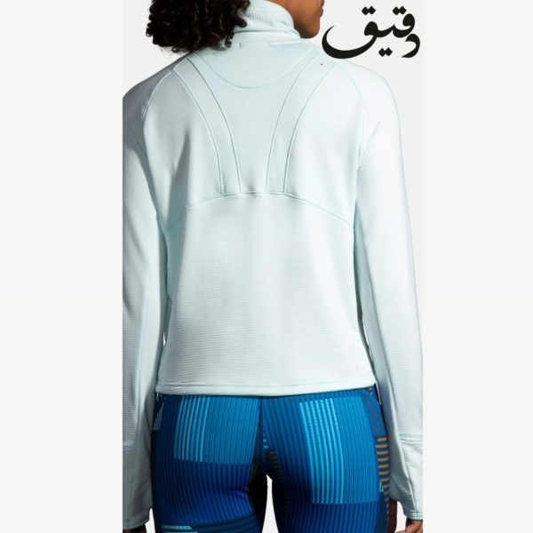 بلوز ورزشی بروکس زنانه BROOKS NOTCH THERMAL LONG SLEEVE آبی یخی