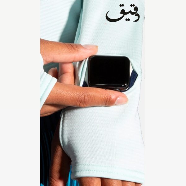 بلوز ورزشی بروکس زنانه BROOKS NOTCH THERMAL LONG SLEEVE آبی یخی