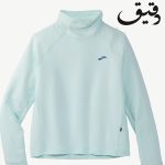 بلوز ورزشی بروکس زنانه BROOKS NOTCH THERMAL LONG SLEEVE آبی یخی