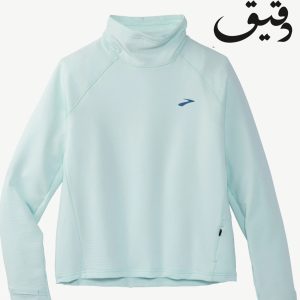 بلوز ورزشی بروکس زنانه BROOKS NOTCH THERMAL LONG SLEEVE آبی یخی